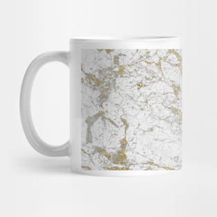 La Pelosa golden glitter marble Mug